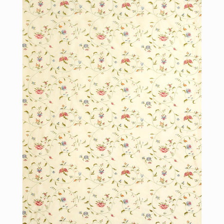 Schumacher Colette Embroidery Rose Fabric