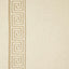 Schumacher Greek Key Embroidery Pebble And Taupe Fabric