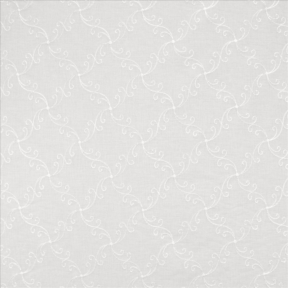 Kasmir Rapunzel White Fabric