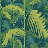 Cole & Son PALM JUNGLE PETROL/LIME Wallpaper