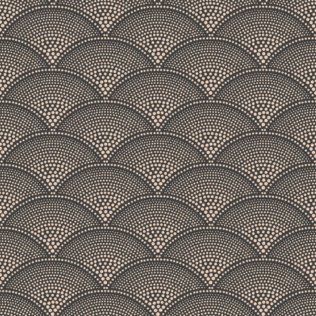 Cole & Son FEATHER FAN CHARCOAL/BRONZE Wallpaper