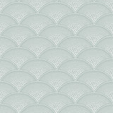 Cole & Son FEATHER FAN PRINT ROOM BLUE Wallpaper