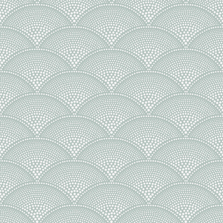 Cole & Son FEATHER FAN PRINT ROOM BLUE Wallpaper