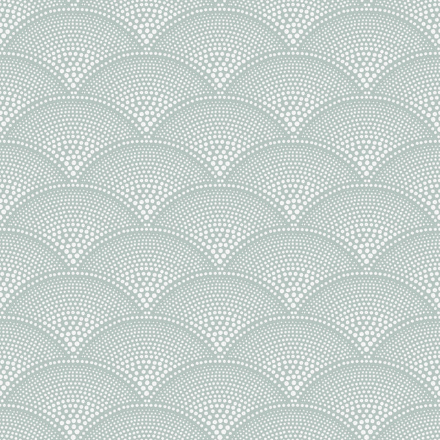 Cole & Son FEATHER FAN PRINT ROOM BLUE Wallpaper