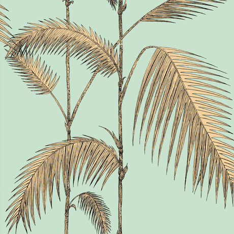 Cole & Son PALM LEAVES MINT/YELLOW Wallpaper