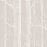 Cole & Son WOODS STONE/WHITE Wallpaper