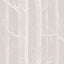 Cole & Son WOODS STONE/WHITE Wallpaper