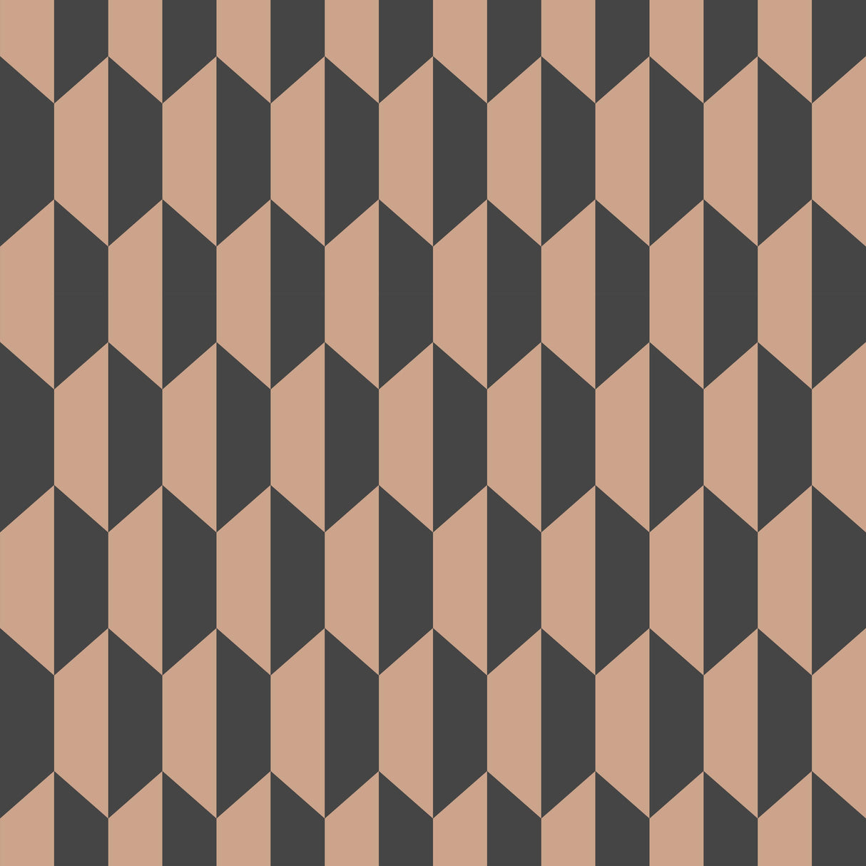 Cole & Son PETITE TILE CHARCOAL/BRONZE Wallpaper