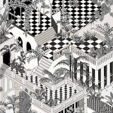 Cole & Son Miami Black/White Wallpaper