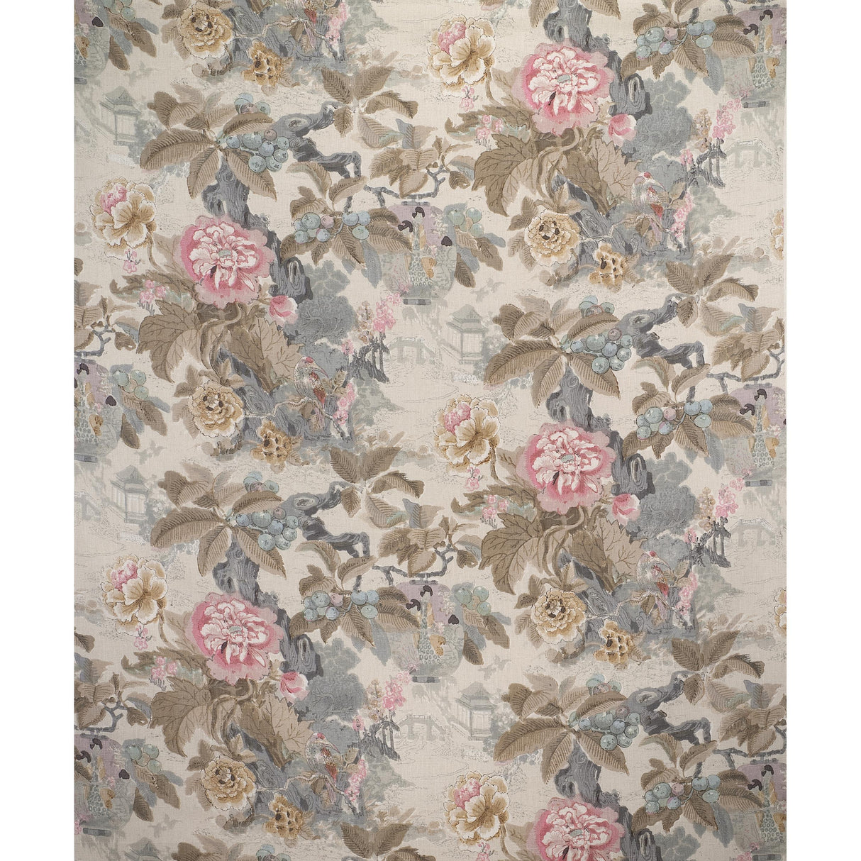 Lee Jofa CHINESE LANTERN II PETAL/STONE Fabric