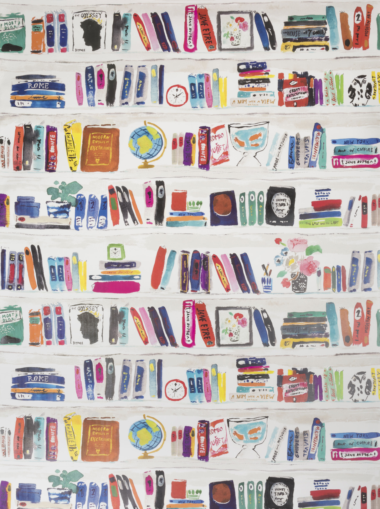 Kravet BELLA BOOKS CONFETTI Wallpaper