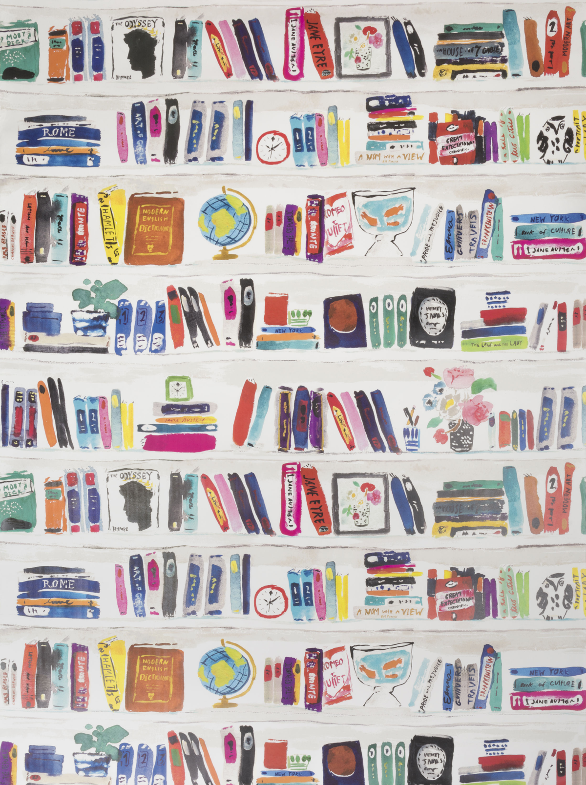 Kravet BELLA BOOKS CONFETTI Wallpaper