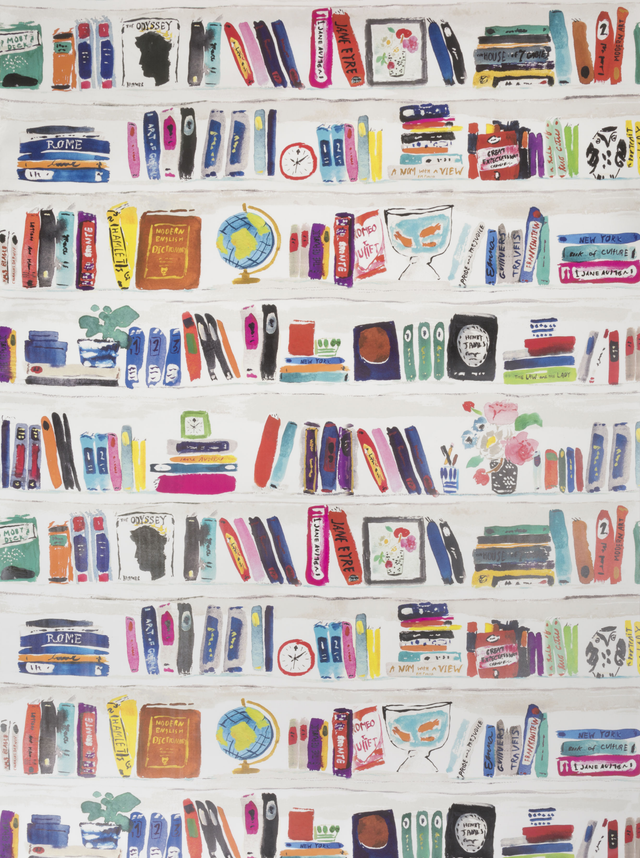 Kravet BELLA BOOKS CONFETTI Wallpaper