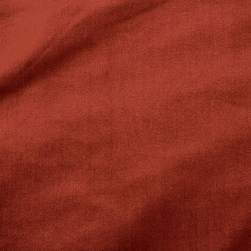 Schumacher Venetian Silk Velvet Red Ochre Fabric