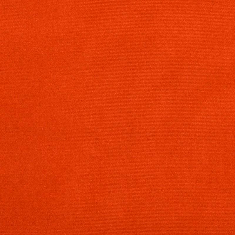 Schumacher Gainsborough Velvet Orange Fabric