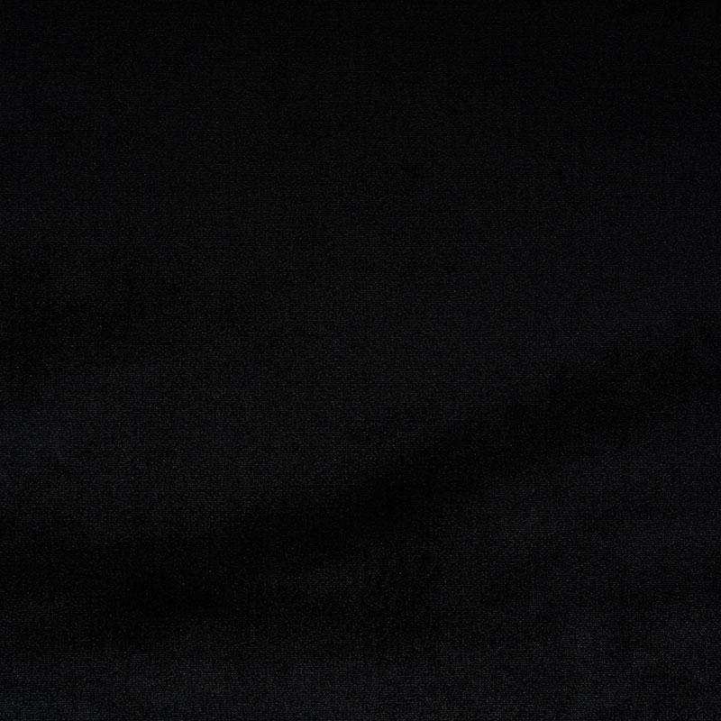 Schumacher Venetian Silk Velvet Black Fabric