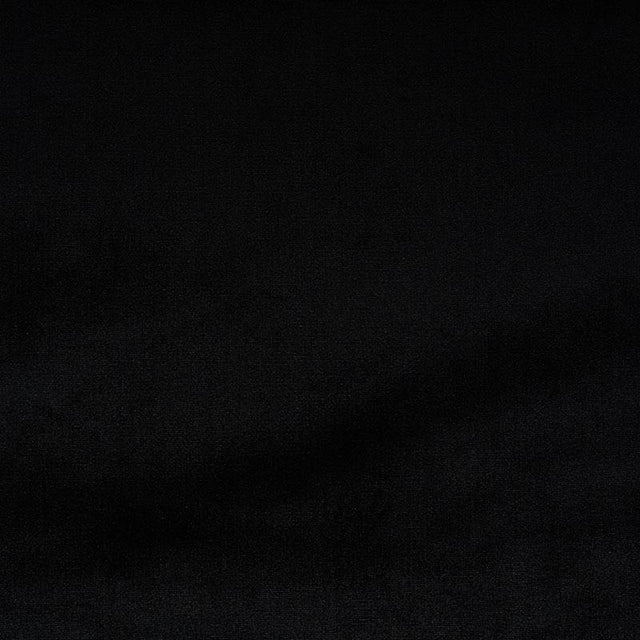Schumacher Venetian Silk Velvet Black Fabric