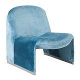 Schumacher Venetian Silk Velvet Ocean Fabric