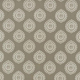 Schumacher Olana Linen Embroidery Stone Fabric