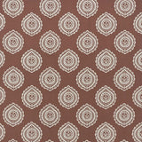 Schumacher Olana Linen Embroidery Cafe Mocha Fabric