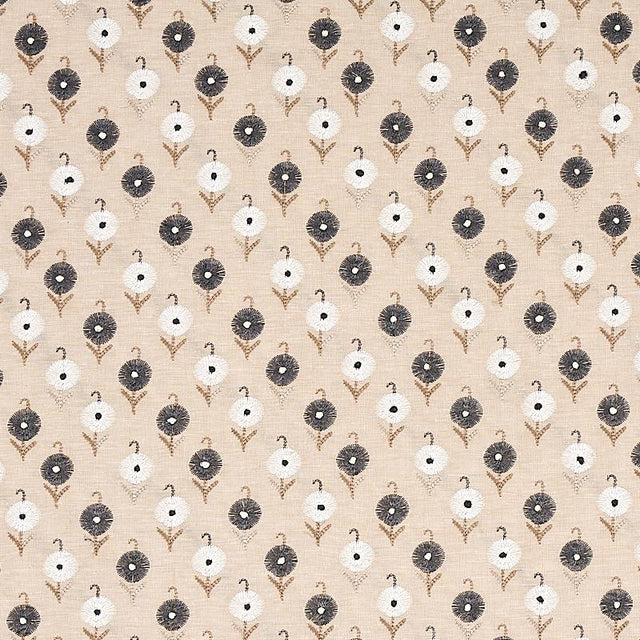 Schumacher Avodica Embroidery Moonstone Fabric
