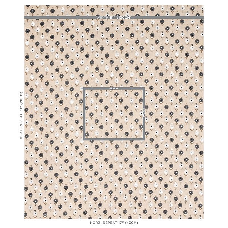 Schumacher Avodica Embroidery Moonstone Fabric