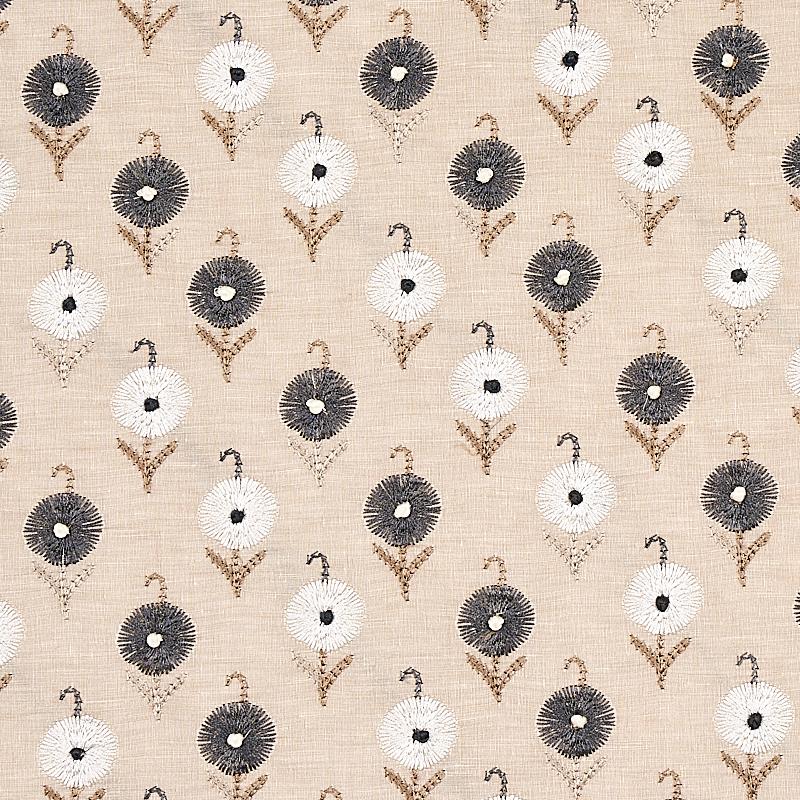 Schumacher Avodica Embroidery Moonstone Fabric