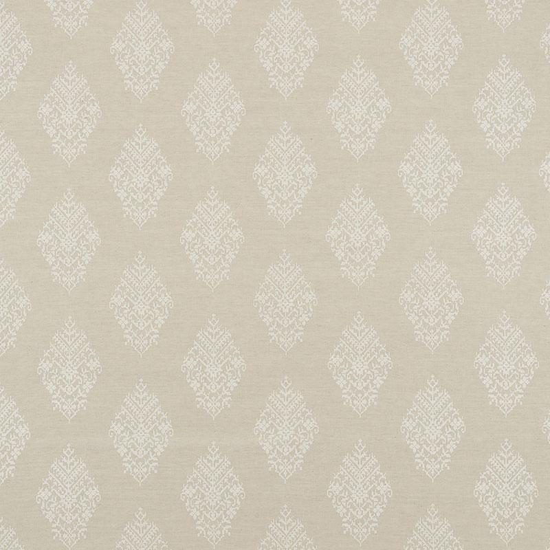 Schumacher Zinda Embroidery Sand Fabric
