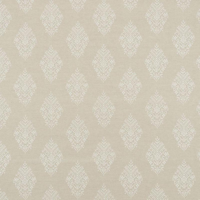 Schumacher Zinda Embroidery Sand Fabric