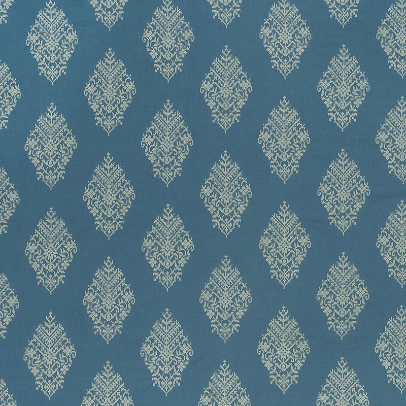 Schumacher Zinda Embroidery Bay Fabric
