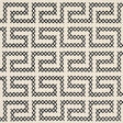 Schumacher A Maze Embroidery Black On Ivory Fabric