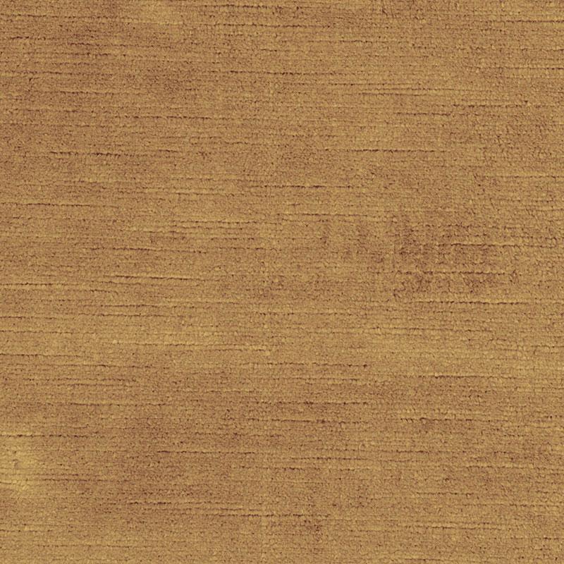 Schumacher Antique Linen Velvet Caramel Fabric