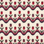 Schumacher Tulip Flamestitch Embroidery Jewel Fabric