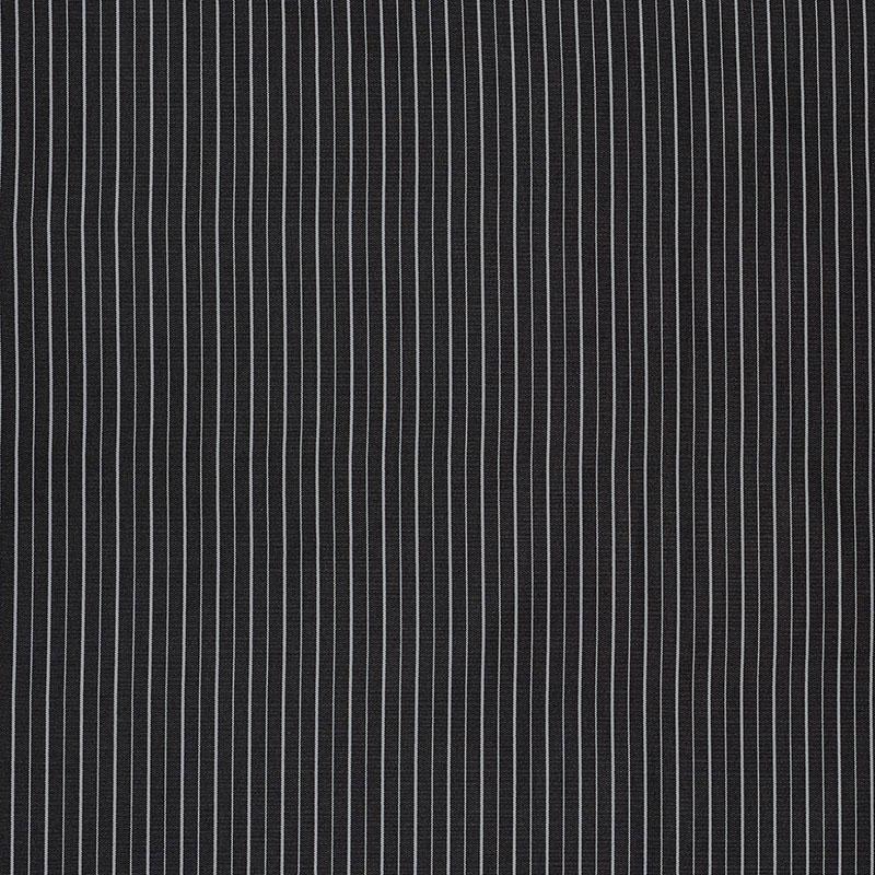 Schumacher Ostia Stripe Indoor/Outdoor Black & White Fabric