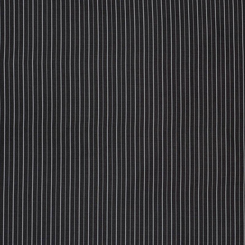 Schumacher Ostia Stripe Indoor/Outdoor Black & White Fabric