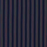 Schumacher Bibione Stripe Indoor/Outdoor Navy & Red Fabric