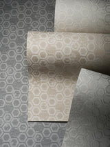Scalamandre Hexagon Inspiration Sand Wallpaper