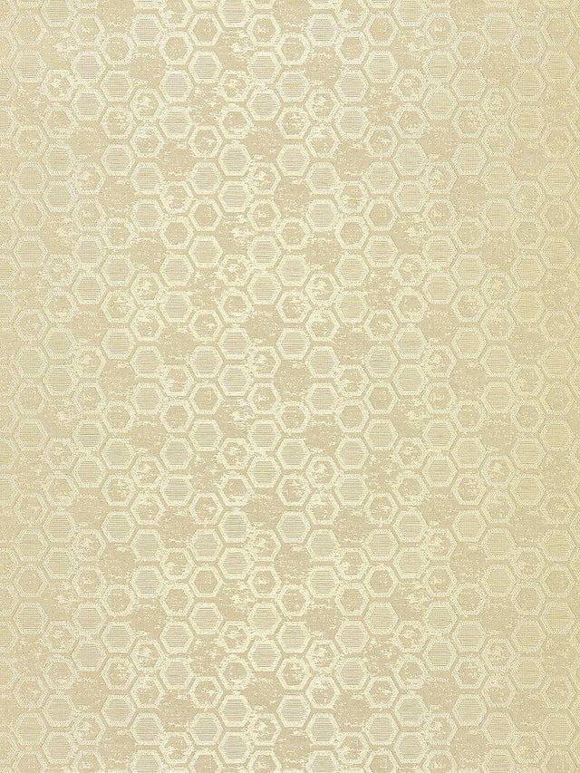 Scalamandre Hexagon Inspiration Chamomille Wallpaper