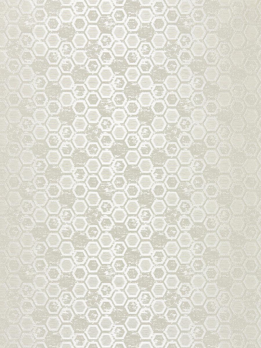 Scalamandre Hexagon Inspiration Stone Wallpaper