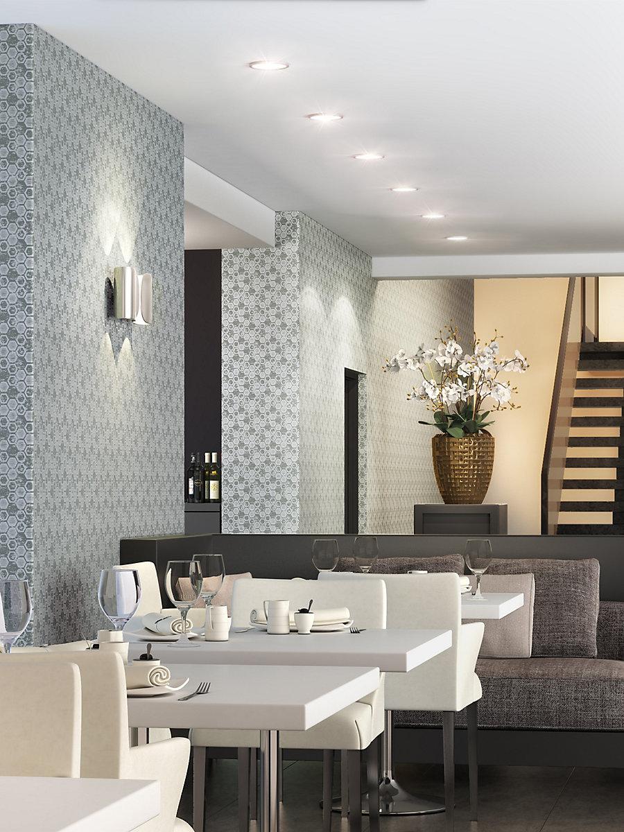 Scalamandre Hexagon Inspiration Stone Wallpaper