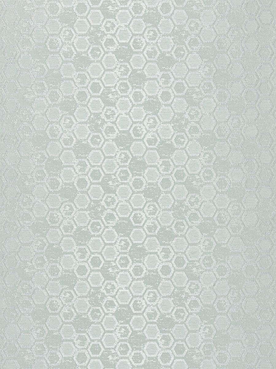 Scalamandre Hexagon Inspiration Mist Wallpaper