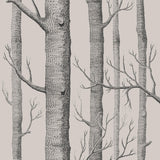 Cole & Son WOODS LINEN/CHARCOAL Wallpaper