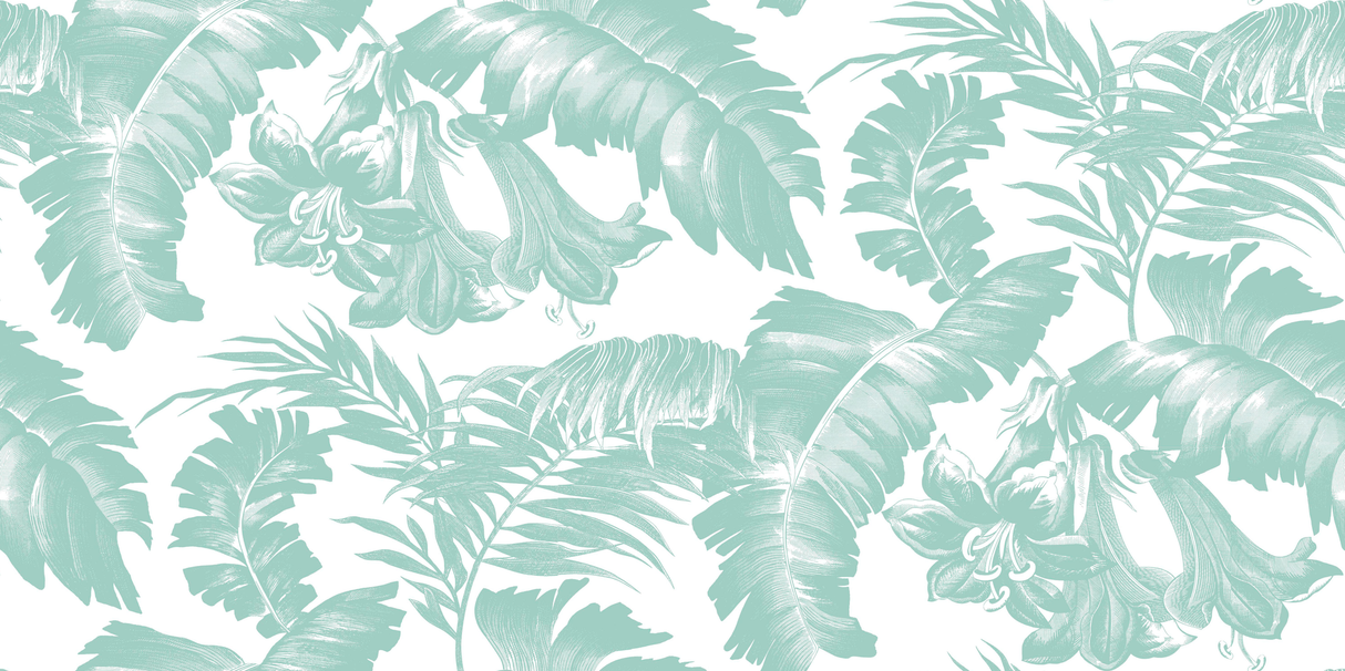 Gaston Y Daniela Plantation Azul Claro Wallpaper