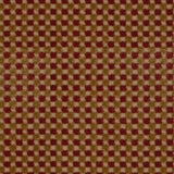 Schumacher Fenwick Check Velvet Red/Gold Fabric