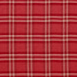 Schumacher Check Rustique Cranberry Fabric