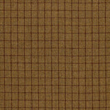 Schumacher Saville Flannel Check Khaki Fabric