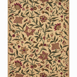 Schumacher Somerset Crewel Red/Green Fabric
