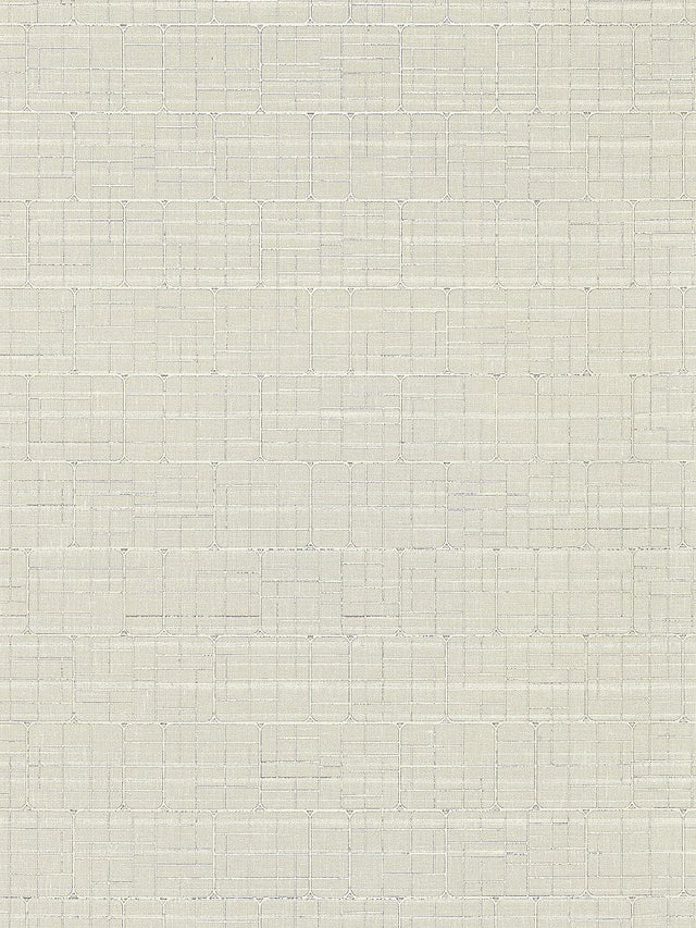 Scalamandre Mechanical Workmanship Oyster Wallpaper