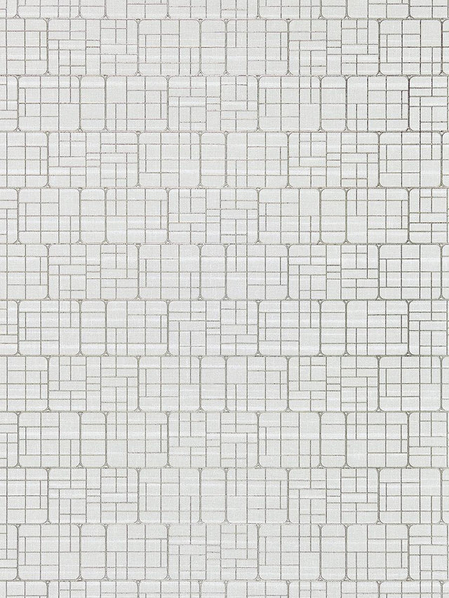 Scalamandre Mechanical Workmanship Frost Wallpaper