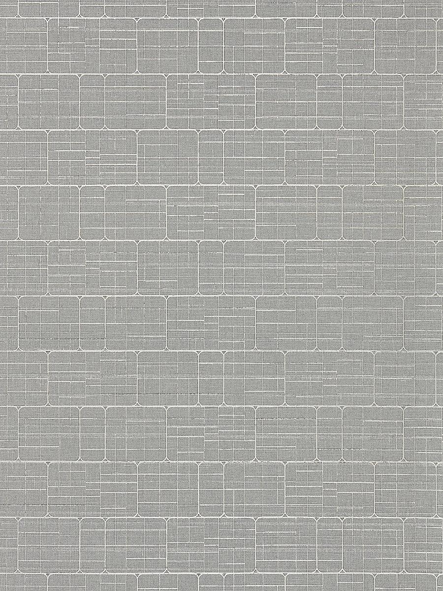 Scalamandre Mechanical Workmanship Gunmetal Wallpaper